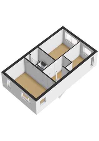 Floorplan - Kroondreef 40, 3446 XJ Woerden
